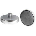 Eclipse Pot Magnet 16mm Threaded Hole Samarium Alloy, 6kg Pull