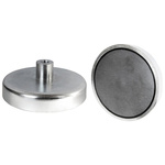 Eclipse Pot Magnet 20mm Threaded Hole Samarium Alloy, 9kg Pull