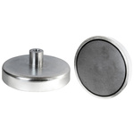 Eclipse Pot Magnet 25mm Threaded Hole Samarium Alloy, 15kg Pull