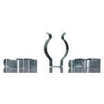 RS PRO 32mm Steel Spring Clip, 28.2mm x 42.1mm x 9.53mm, 4mm
