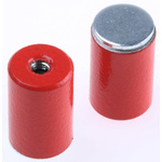Eclipse Pot Magnet 9.5mm Threaded Hole Aluminium Alloy, 1kg Pull