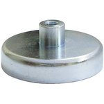 Eclipse Pot Magnet 63mm Threaded Hole M8 Ferrite, 35kg Pull