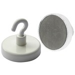 Eclipse Pot Magnet 25mm Hook Ferrite, 4kg Pull