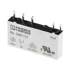 Phoenix Contact, 24V dc Coil Non-Latching Relay SPDT, 1mA Switching Current PCB Mount