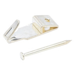 RS PRO Steel Brass Plated Angle Drive Hook