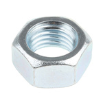 RS PRO, Bright Zinc Plated Steel Hex Nut, DIN 934, M20