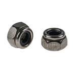 RS PRO, Plain Lock Nut, DIN 985, M4