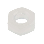 RS PRO, Plain Nylon Hex Nut, M4