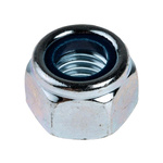 RS PRO, Bright Zinc Plated Steel Lock Nut, DIN 982, M12
