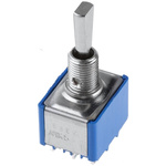 APEM 3PDT Toggle Switch, On-Off-On, Panel Mount