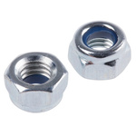 RS PRO, Zinc Plated Steel Lock Nut, DIN 985, M5