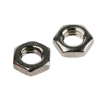 RS PRO, Plain Stainless Steel Hex Nut, DIN 439, M5