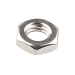 RS PRO, Plain Stainless Steel Hex Nut, DIN 439, M6