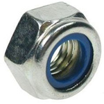 RS PRO, Bright Zinc Plated Steel Locking Nut, DIN 985, M24