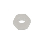 RS PRO, Plain Nylon Hex Nut, DIN 934, M3