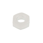 RS PRO, Plain Nylon Hex Nut, DIN 934, M4
