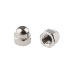 RS PRO, Plain Stainless Steel Hex Nut, DIN 1587, M3