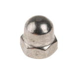 RS PRO, Plain Stainless Steel Hex Nut, DIN 1587, M4