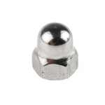 RS PRO, Plain Stainless Steel Hex Nut, DIN 1587, M5