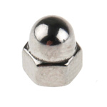 RS PRO, Plain Stainless Steel Dome Nut, M3