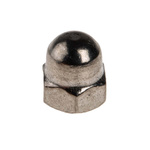 RS PRO, Plain Stainless Steel Dome Nut, M4