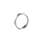RS PRO, Nickel Plated Nickel Plated Brass Lock Nut, CE, M20 x 1.5