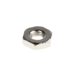 RS PRO, Nickel Plated Brass Hex Nut, DIN 439B, M2.5