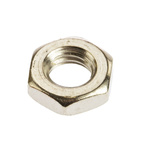 RS PRO, Nickel Plated Brass Hex Nut, DIN 439B, M6