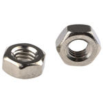 RS PRO, Nickel Plated Brass Hex Nut, DIN 934, M3.5