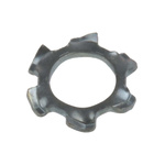 Bright Zinc Plated Steel External Tooth Lock Washer, M3