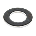 Bright Zinc Plated Steel Plain Washer, 3mm Thickness, M20