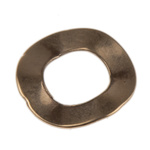 Copper Crinkle Locking & Anti-Vibration Washer, M4, BS 4463