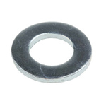 Bright Zinc Plated Steel Plain Washers, M10, DIN 125A
