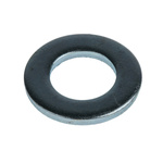 Bright Zinc Plated Steel Plain Washers, M12, DIN 125A