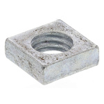 RS PRO M5 8mm Steel Square Nuts, Bright Zinc Plated Finish