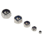 RS PRO Stainless Steel Self Locking Nuts Box, 545 Pieces