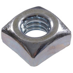 RS PRO 5/16-18in Steel Square Nuts Mild Steel, Zinc Finish