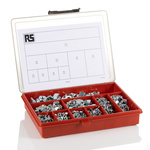 RS PRO Steel Wing Nuts Box, 340 Pieces