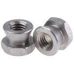 RS PRO 33Nm Plain Stainless Steel Shear Nut, M10