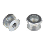 RS PRO 10Nm Bright Zinc Plated Steel Shear Nut, M6