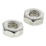 RS PRO Brass, Steel Hex Full Nut and Washers with Internal Tooth, 400 Pieces