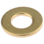Brass Plain Washers, M4, DIN 125A