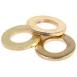 Brass Plain Washers, M5, DIN 125A