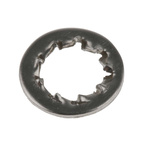 A4 316 Stainless Steel Internal Tooth Shakeproof Washer, M6, DIN 6798J