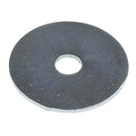Bright Zinc Plated Steel Mudguard Washers, M6