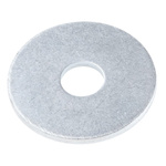 Bright Zinc Plated Steel Mudguard Washers, M8