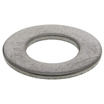 A2 304 Stainless Steel Plain Washers, M6, BS 4320B