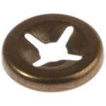 RS PRO Enamelled Steel Open Push-On Fastener for 2.5mm Shaft