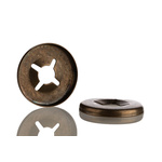 RS PRO Enamelled Steel Open Push-On Fastener for 3mm Shaft