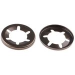 RS PRO Enamelled Steel Open Push-On Fastener for 10mm Shaft